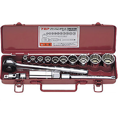 トップ工業　ソケットレンチセット（差込角9.5mm）　【品番：SWS-310M】