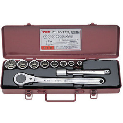 トップ工業　ソケットレンチセット（差込角12.7mm）　【品番：SWS-408M】