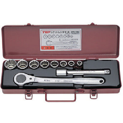 トップ工業　ソケットレンチセット（差込角12.7mm）　【品番：SWS-408S】