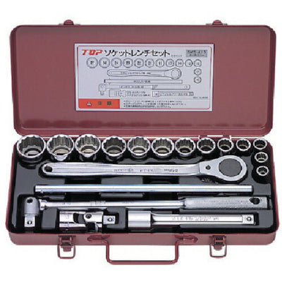 トップ工業　ソケットレンチセット（差込角12.7mm）　【品番：SWS-413】