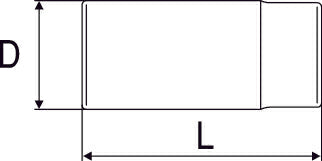 トップ工業　絶縁ディープソケット（差込角9.5mm）　【品番：DS-324ZR】