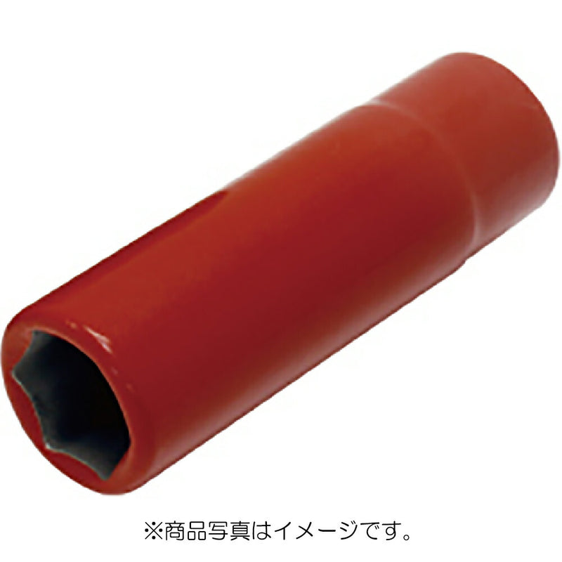 トップ工業　絶縁ディープソケット（差込角12.7mm）　【品番：DS-419ZR】