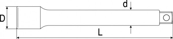 トップ工業　絶縁エクステンションバー（差込角12.7mm）　【品番：EX-4250ZR】