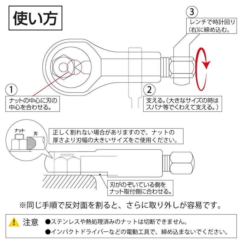 トップ工業　ナットブレーカー　【品番：NB-1】