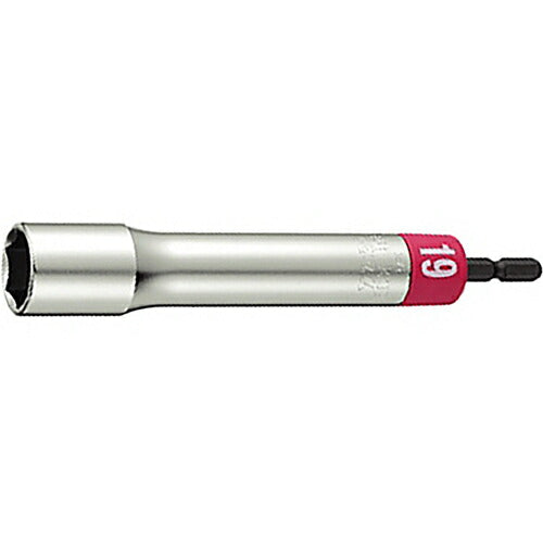 トップ工業　電動ドリル用 α アルファ ソケット ロングタイプ　【品番：EDX-19L】