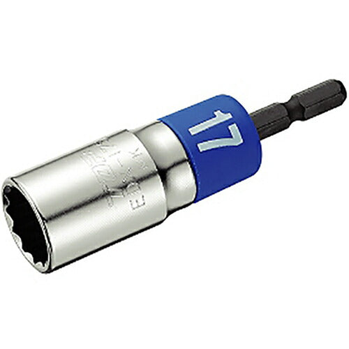 トップ工業　電動ドリル用 α アルファ 足場クランプソケット 　【品番：EDX-17S】