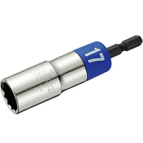 トップ工業　電動ドリル用 α アルファ 足場クランプソケット 　【品番：EDX-17C】