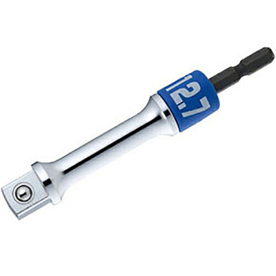 トップ工業　電動ドリル用 α アルファ ソケットアダプター ロングタイプ （ボール止めタイプ）　【品番：ESA-4DXL】