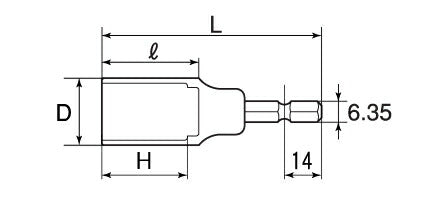 トップ工業　電動ドリル用 足場クランプソケット　【品番：ESS-17C】