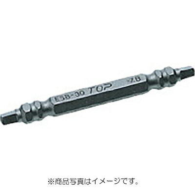 トップ工業　電動ドリル用 四角ビット（マグネット付）　【品番：ESB-3.0P-65】