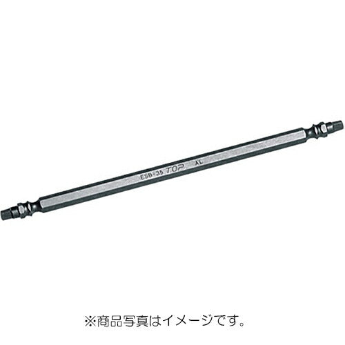 トップ工業　電動ドリル用 四角ビット（マグネット付）　【品番：ESB-3.0P-150】