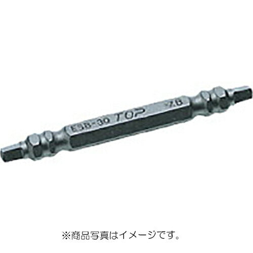 トップ工業　電動ドリル用 四角ビット（マグネット付）　【品番：ESB-3.5P-65】