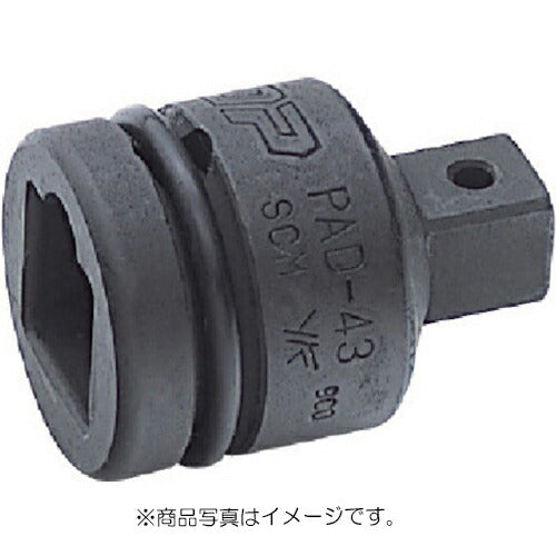 トップ工業　インパクト用ソケットアダプター 差込角12.7mm→差込角19.0mm　【品番：PAD-46】◯