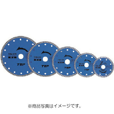 トップ工業　ダイヤモンドホイール 波形タイプ 乾式　【品番：TDW-155】