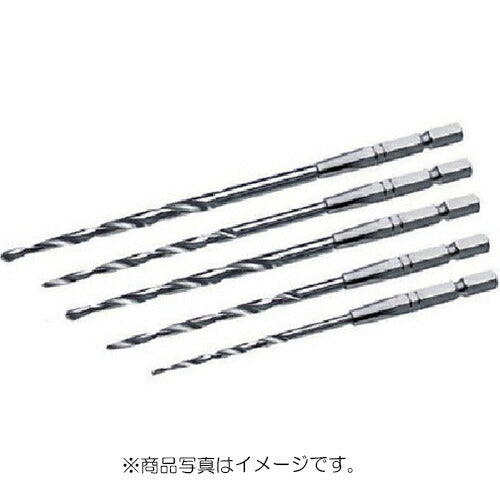 トップ工業　電動ドリル用六角シャンク 鉄工ドリルセット　【品番：ETD-2038】