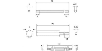 トップ工業　電動ドリル用 へクスビットセット　【品番：EHB-10000S】