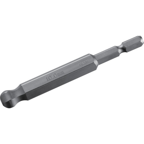 【メール便対応】トップ工業　電動ドリル用ボールポイントビット 10mm　【品番：EBP-100】