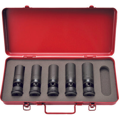 トップ工業　インパクトレンチ用ユニバーサルソケットセット（差込角12.7mm）　【品番：PUS-1724S】