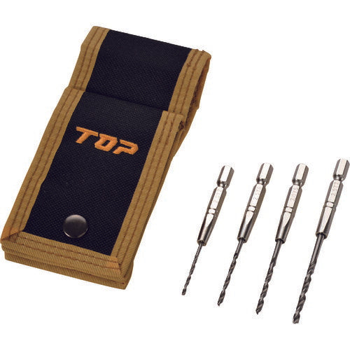 トップ工業　電動ドリル用六角シャンク 鉄工ドリルセット　【品番：ETD-2035DKS】