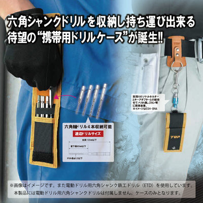 トップ工業　電動ドリル用六角シャンク 鉄工ドリルセット　【品番：ETD-2035DKS】