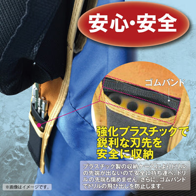 トップ工業　電動ドリル用六角シャンク 鉄工ドリルセット　【品番：ETD-2035DKS】