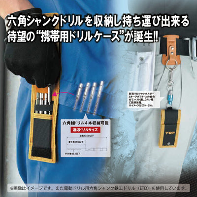 トップ工業　電動ドリル用六角シャンク テーパー下穴錐セット　【品番：ETK-2050DKS】