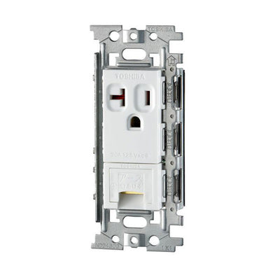 朝日電器（ELPA）　接地コンセント　【品番：EW-1611HN】