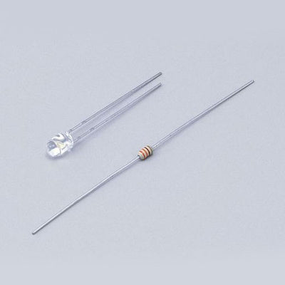 朝日電器（ELPA）　LED 3mm ホワイト　【品番：HK-LED3H（W）】