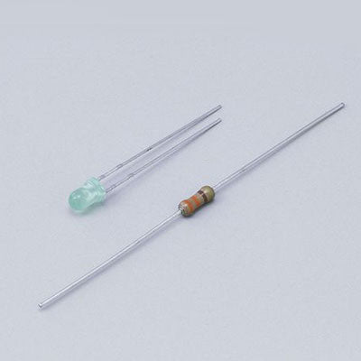 朝日電器（ELPA）　LED 3mm グリーン　【品番：HK-LED3H（G）】