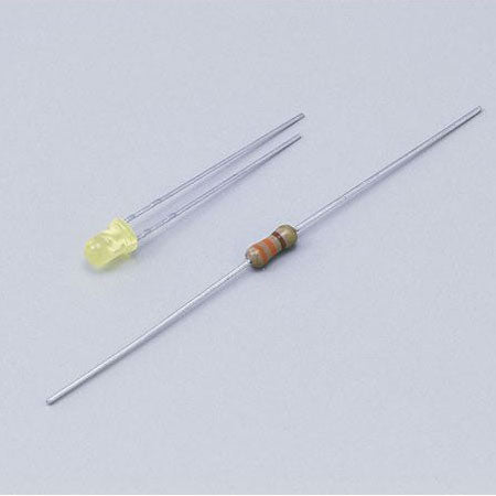 朝日電器（ELPA）　LED 3mm　イエロー　【品番：HK-LED3H（Y）】