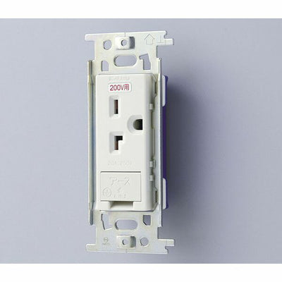 朝日電器（ELPA）　接地埋込コンセント　【品番：ML1256HN】