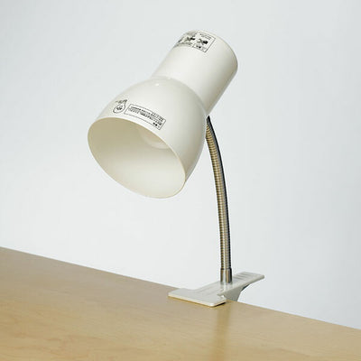 朝日電器（ELPA）　クリップライト 40W ロング パールホワイト　【品番：SPOT-BLNE26C（PW）】