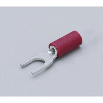 朝日電器（ELPA）　絶縁被覆付Y型圧着端子 V1.25-YS4A　レッド　【品番：PS-073H（R）】