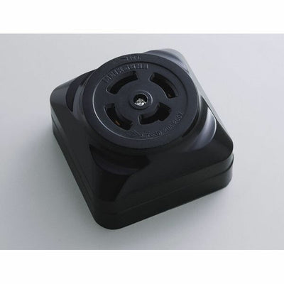 朝日電器（ELPA）　引掛露出コンセント 接地3P　【品番：AB-H231BH】