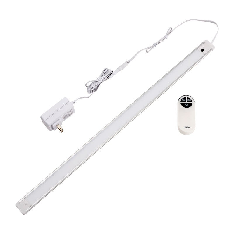 朝日電器（ELPA）　LED バーライト AC電源 リモコン式 昼光色 60cm　【品番：ALT-2060RE（D）】