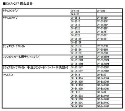 【メール便対応】LIXIL（INAX）　ノズルシャッター　【品番：CWA-247】