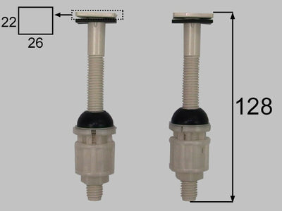 LIXIL（INAX）　取り付けボルト（2本入り）　【品番：303-1005A】◯