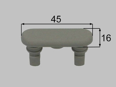 【メール便対応】LIXIL（INAX）　便座ゴム足（サイドライン兼用）　【品番：K100-5112】