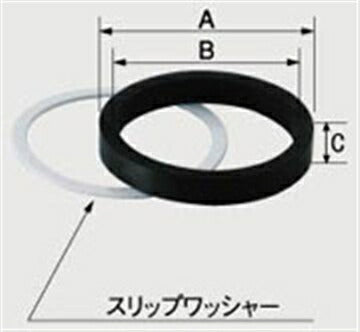 【メール便対応】LIXIL（INAX）　16mmパイプ差込部パッキン（スリップワッシャー付）　【品番：A-251（1P）】