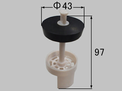 LIXIL（INAX）　ヘアーキャッチ付つまみ排水栓　【品番：LF-FA4G-1】◯