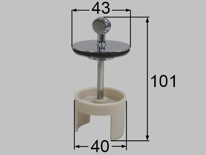 LIXIL（INAX）　ヘアーキャッチ付つまみ排水栓　【品番：LF-SD4G-1】◯