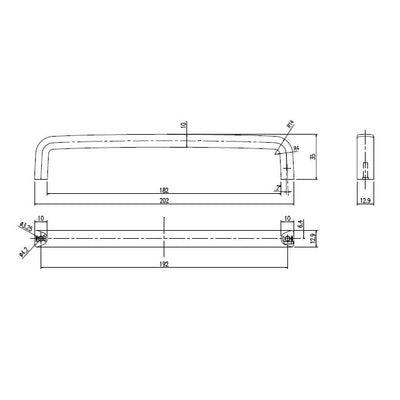 【メール便対応】LIXIL（INAX）　コの字トッテ　【品番：BT-STE-PTV1/G】