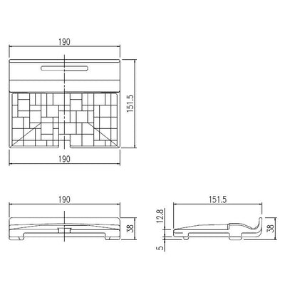 LIXIL（INAX）　排水目皿　グラニットグレー　【品番：M-FA（30）/FG101】◯