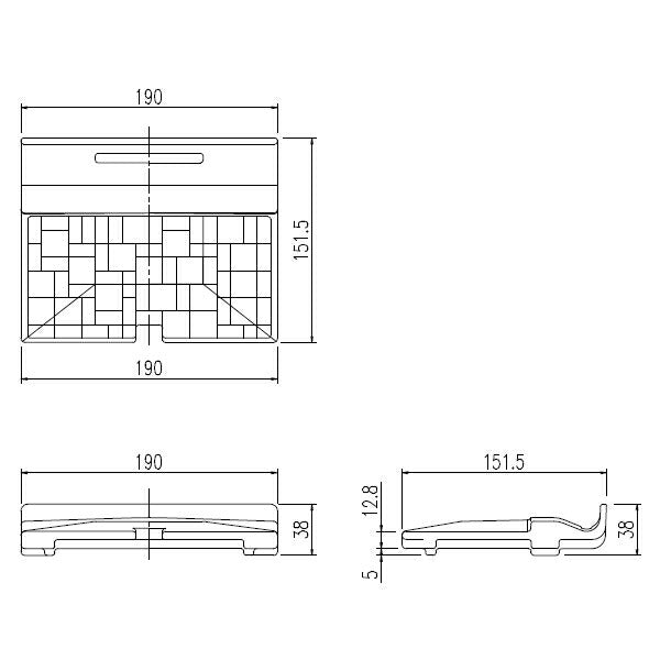 LIXIL（INAX）　排水目皿　グラニットブラウン　【品番：M-FA（30）/FG102】