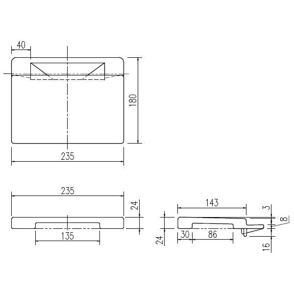 LIXIL（INAX）　排水目皿　ダークグレー　【品番：M-FA（32）/N501】