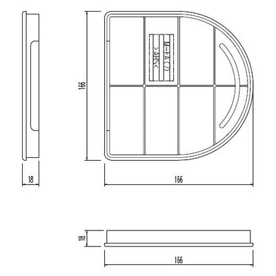 LIXIL（INAX）　目皿　ホワイト　【品番：M-FA（7）/L52】