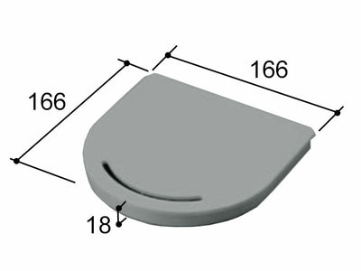 LIXIL（INAX）　目皿　グレー　【品番：M-FA（7）/U61】