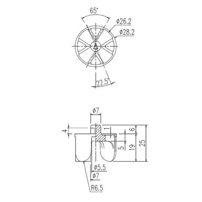 【メール便対応】LIXIL（INAX）　排水コア　【品番：PBF-5H-C4】