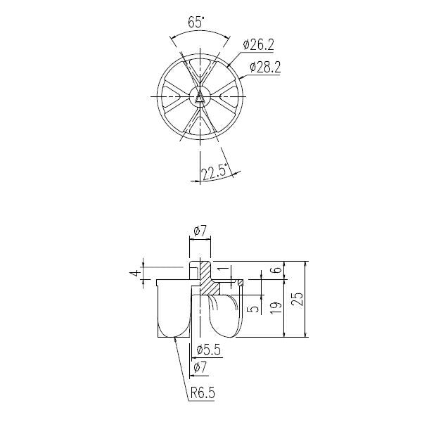 【メール便対応】LIXIL（INAX）　排水コア　【品番：PBF-5H-C4】