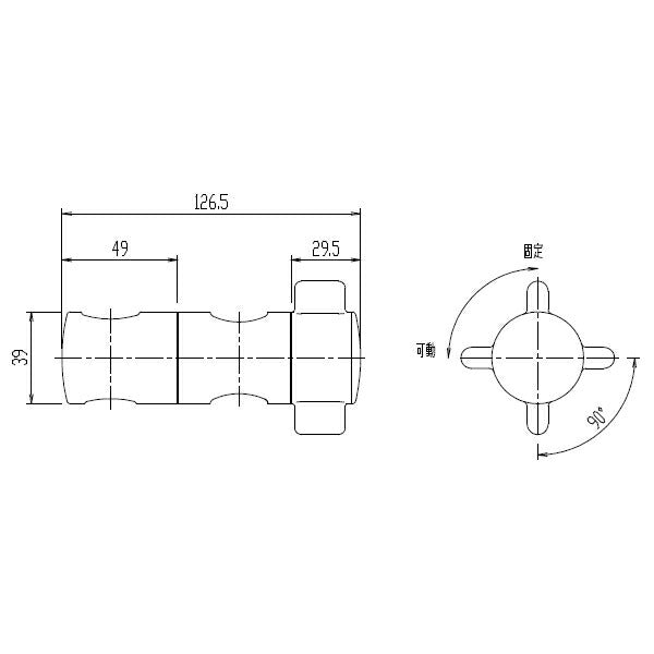 LIXIL（INAX）　スライドバー用シャワーフック　【品番：A-3682】●